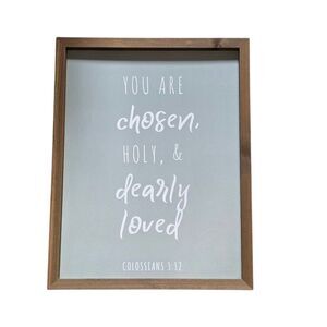 Decorative Religious Wall Art with Wooden Frame